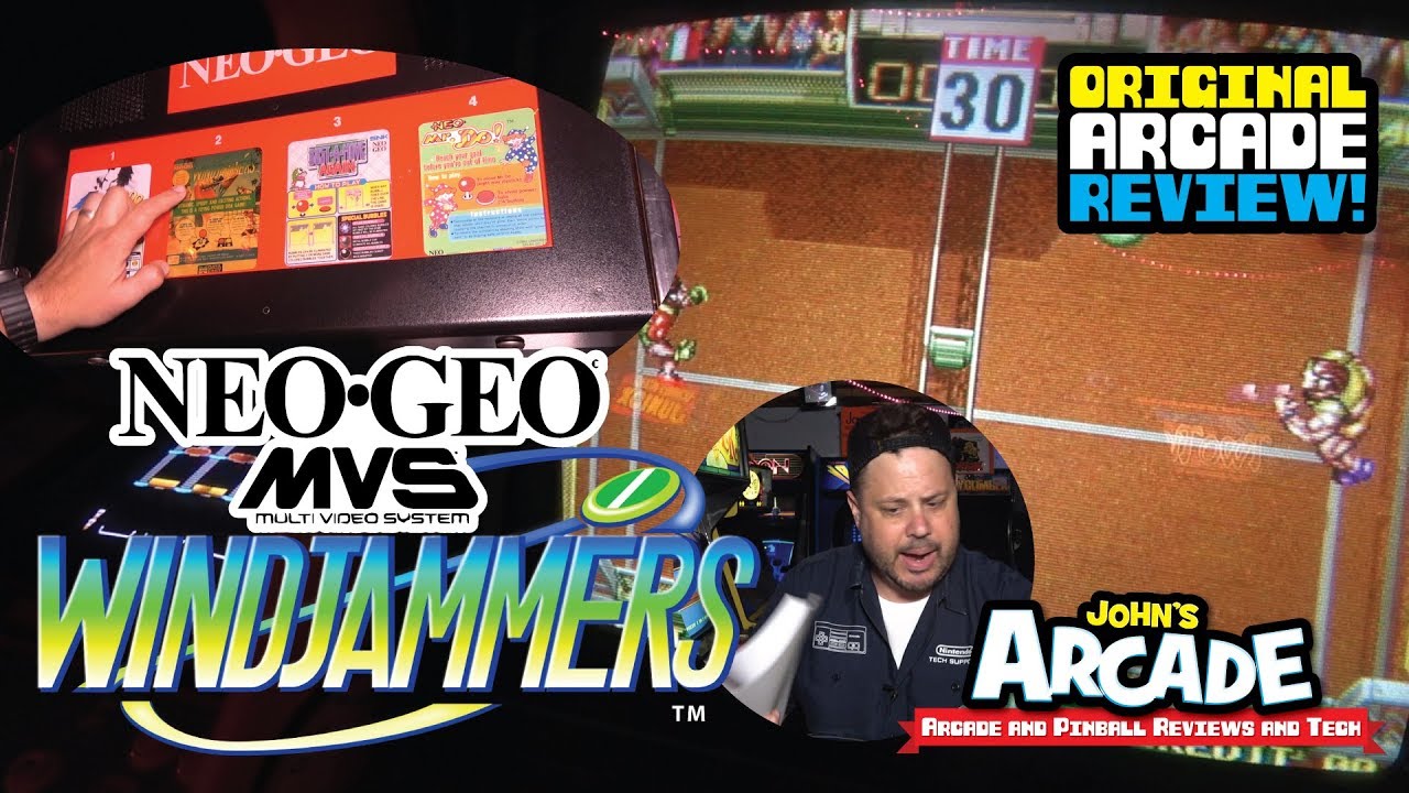 Windjammers (Flying Disc) Arcade Review - Original NEO GEO MVS Arcade Game