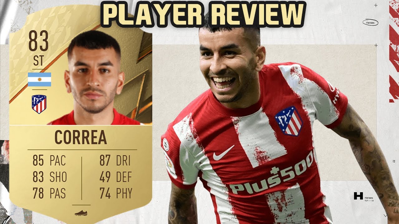 THE PERFECT STARTER! 83 ANGEL CORREA PLAYER REVIEW! FIFA 22 ULTIMATE TEAM
