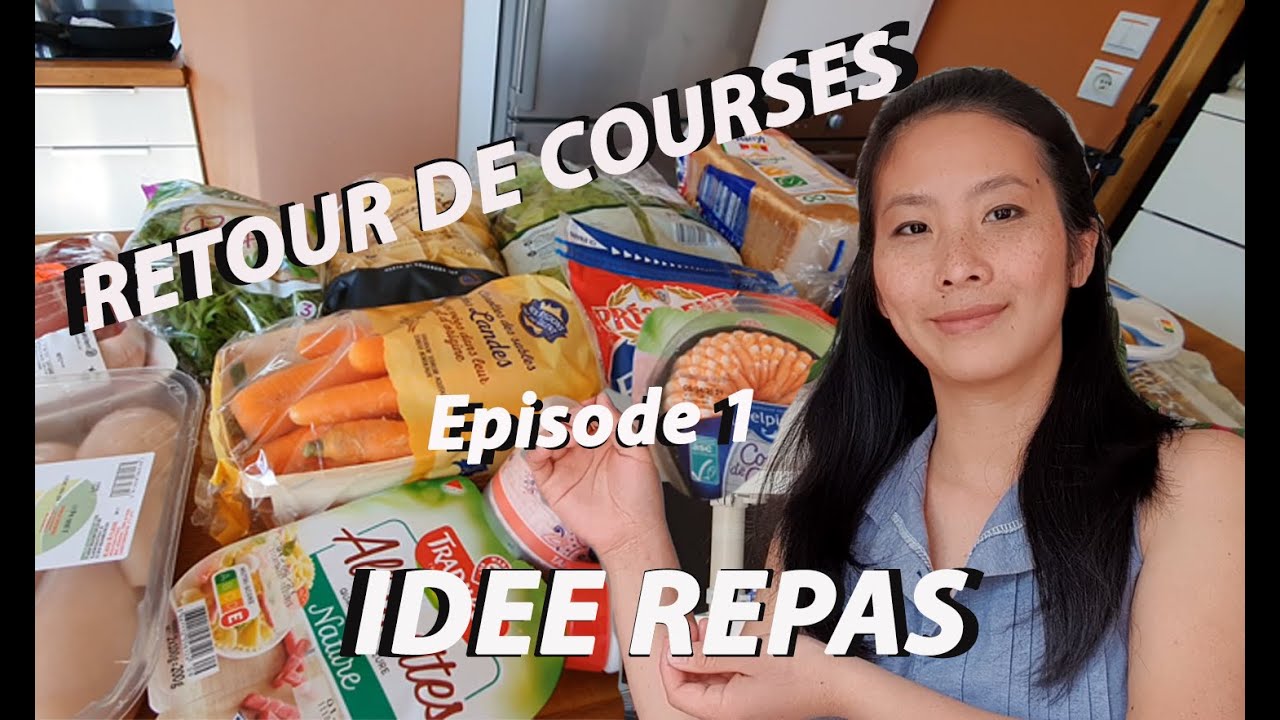 RETOUR DE COURSES / IDEE REPAS / VIE QUOTIDIENNE / VLOG MOLIE Episode 1