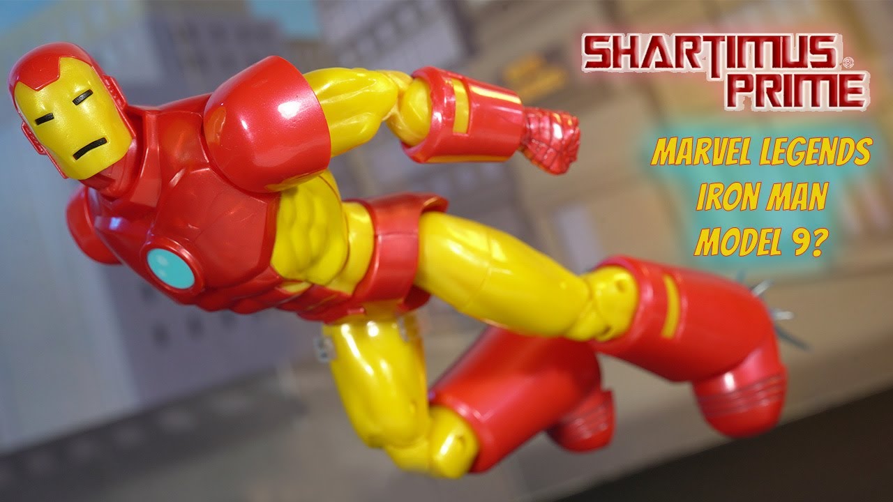 Marvel Legends Iron Man Model 9 or 10 Retro Card 2024 Wave Action Figure Review