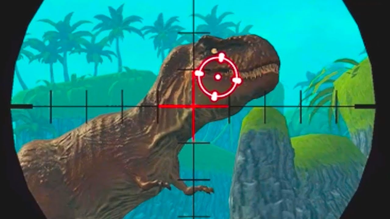 Dino Hunter King: Геймплей. Прохождение 3. Все уровни. Босс Ти-Рекса (от mobirix)