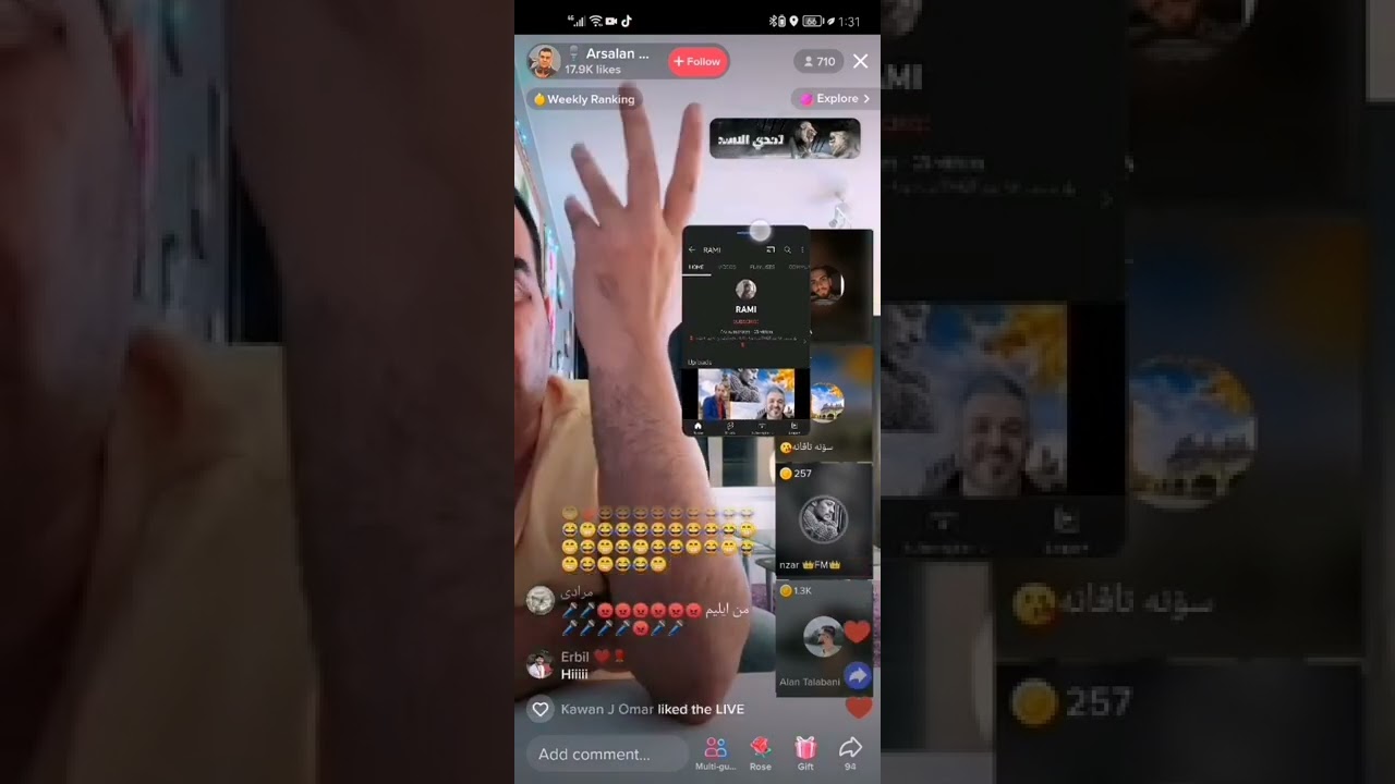 لایڤی نوێی سۆنە تاقانە دەفعکردنی ئەرە لوتە😂😂😂
