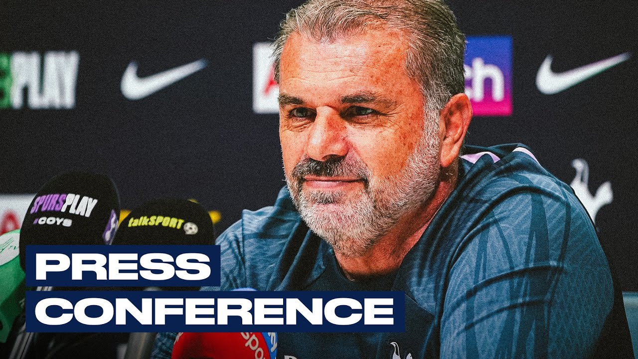 ANGE POSTECOGLOU'S FIRST PRESS CONFERENCE AT TOTTENHAM HOTSPUR!