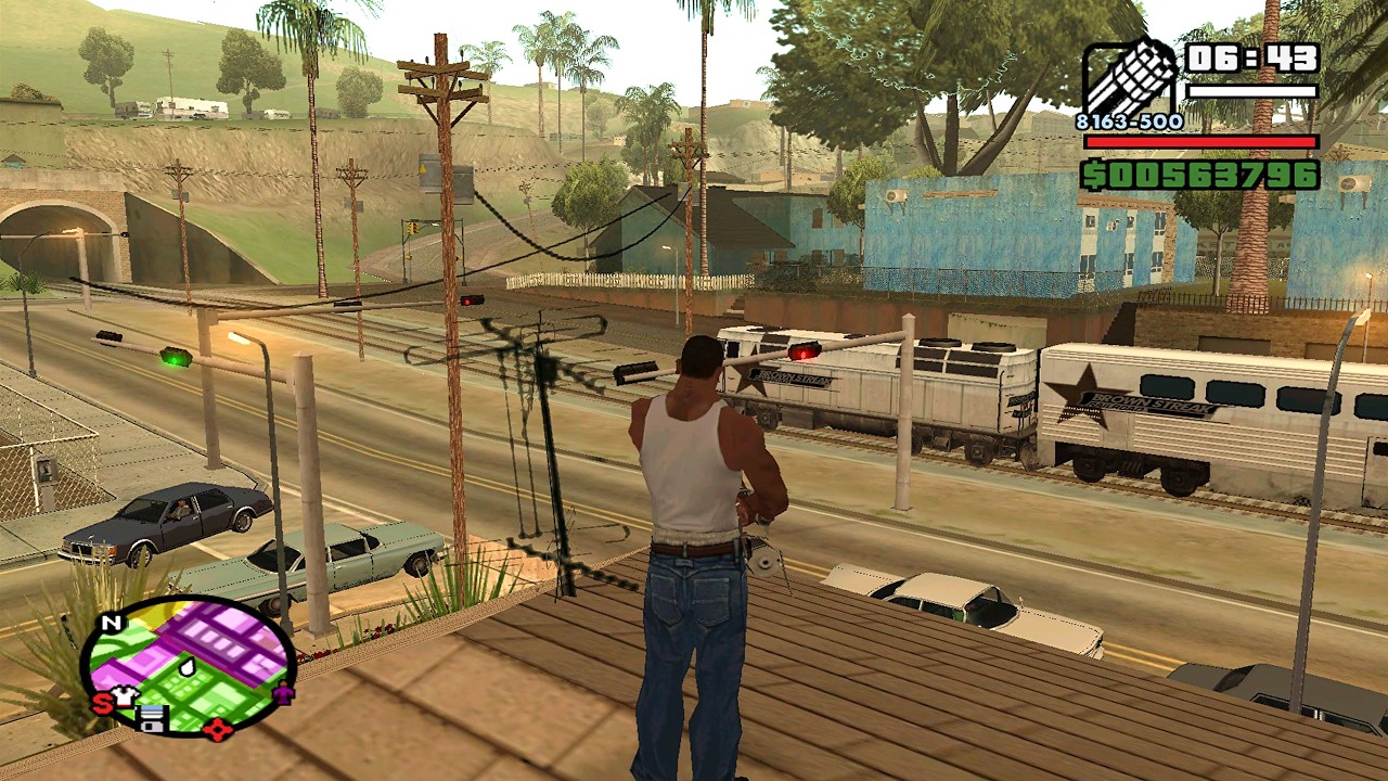 ⭐⭐⭐⭐⭐⭐SIX STARS WANTED LEVEL RAMPAGE WITH MINIGUN | 6 STAR WANTED LEVEL ESCAPE IN GTA SAN ANDREAS