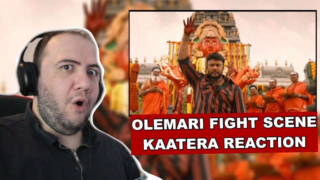 Каатера: Реакция на сцену боя Олемари | Реакция на фильм Каатера, часть 1 | Даршан, Арадхана | Тарун