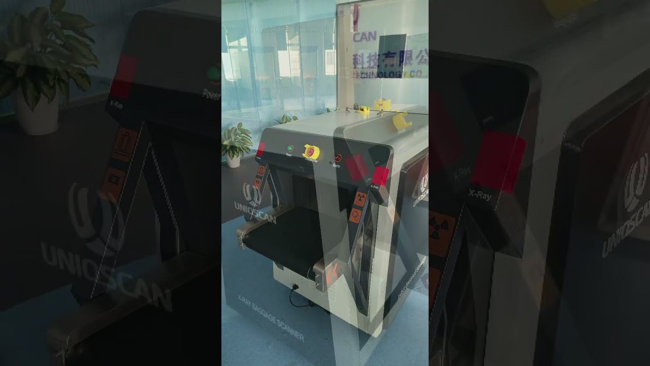 New Design 38AWG Resolution Dual Energy X Ray Baggage Scanner  For Luggage Security  Scanning