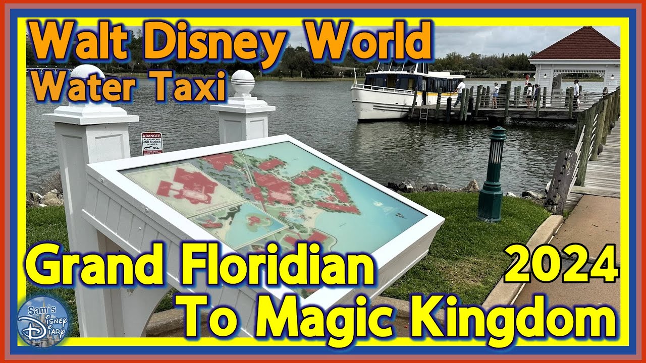 Disney's Grand Floridian to Magic Kingdom via Disney's Polynesian: Scenic Boat Ride Adventure!