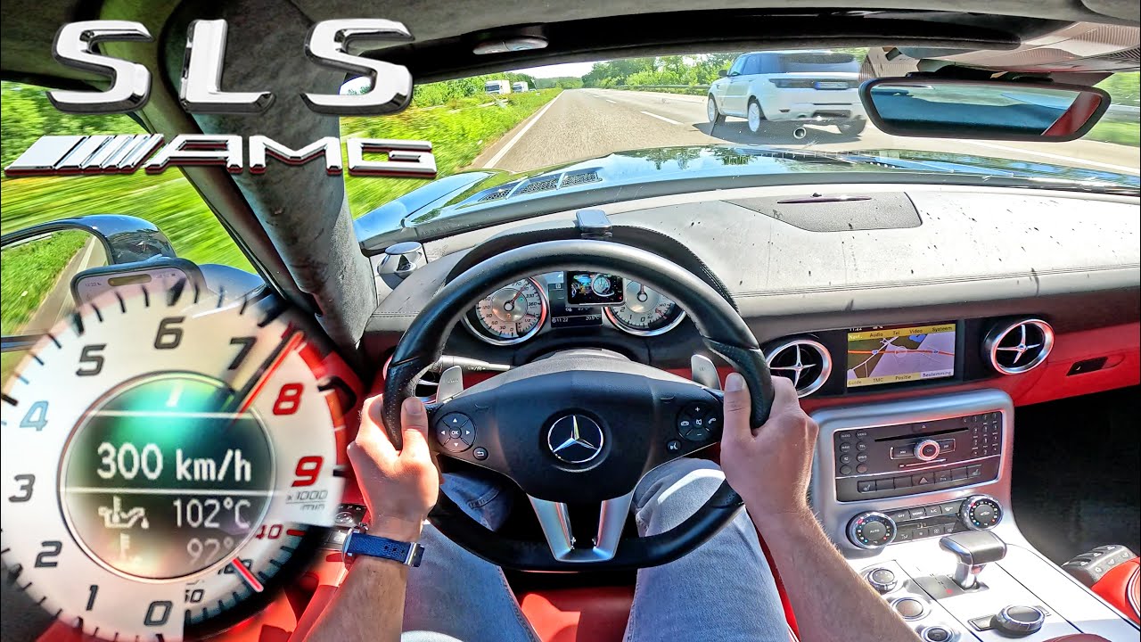 Mercedes SLS AMG // 300KMH on AUTOBAHN
