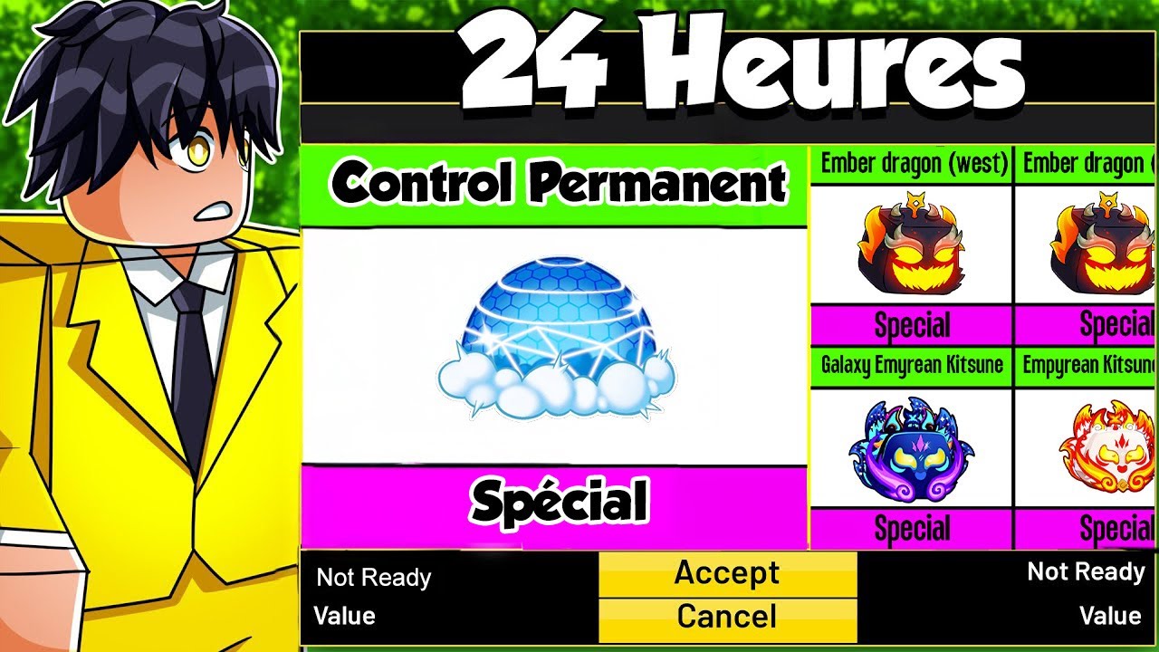 J’ai Trade Control Permanent pendant 24H ! (Blox Fruits)