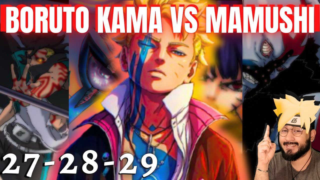 BYAKUGAN, KAMA, L'ATTAQUE DE MAMUSHI ! LE JUTSU D'INOJIN - BORUTO TBV 27 28 29 REVIEW MANGA