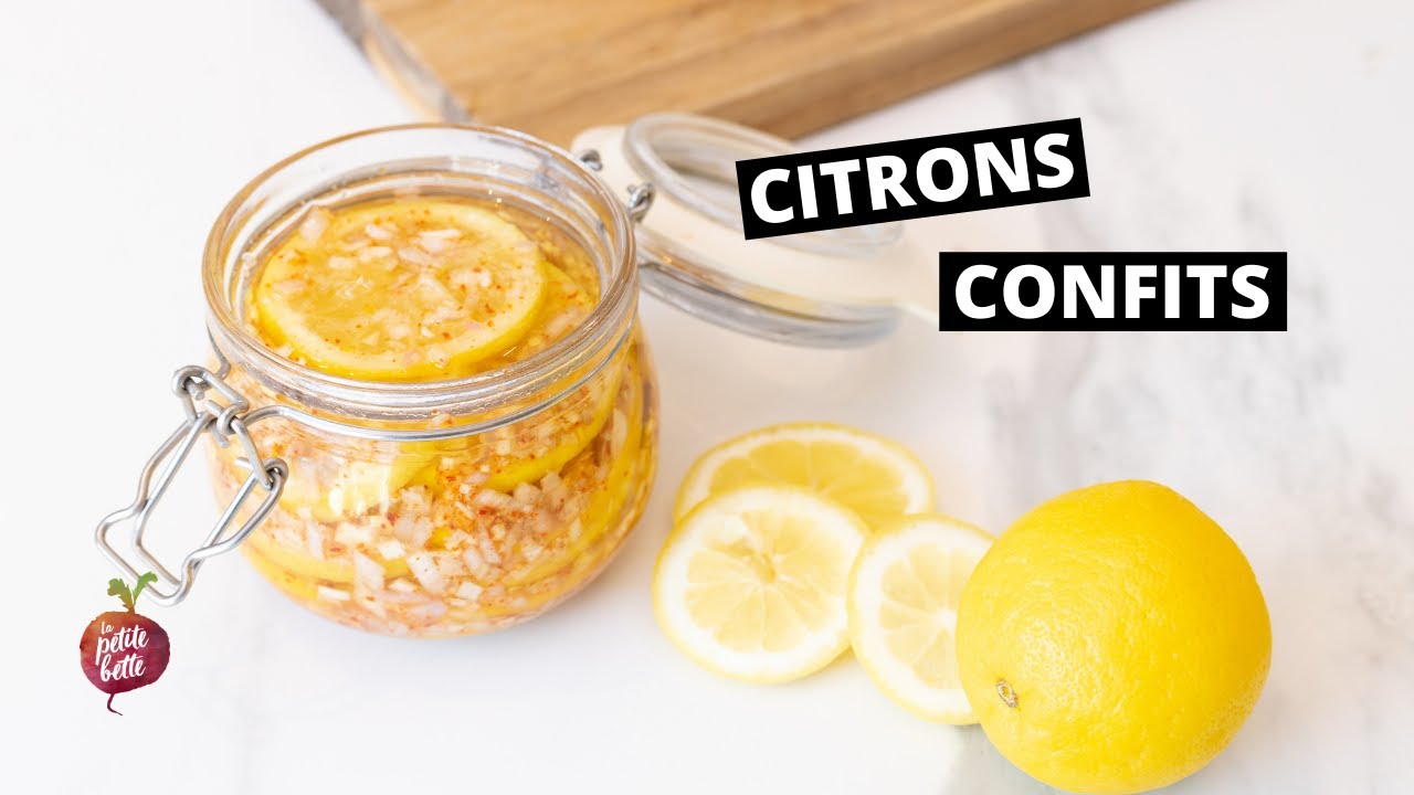 CITRONS CONFITS À L'ÉCHALOTE GRISE 🍋 condiments aux citrons La petite bette