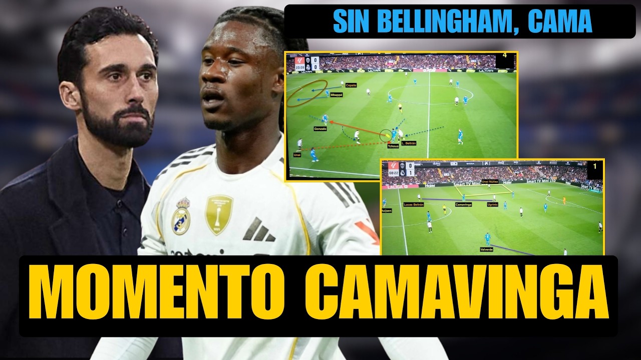 LA GRAN OPORTUNIDAD DE CAMAVINGA SIN BELLINGHAM PARA HACER JUGAR A ALGO AL MADRID