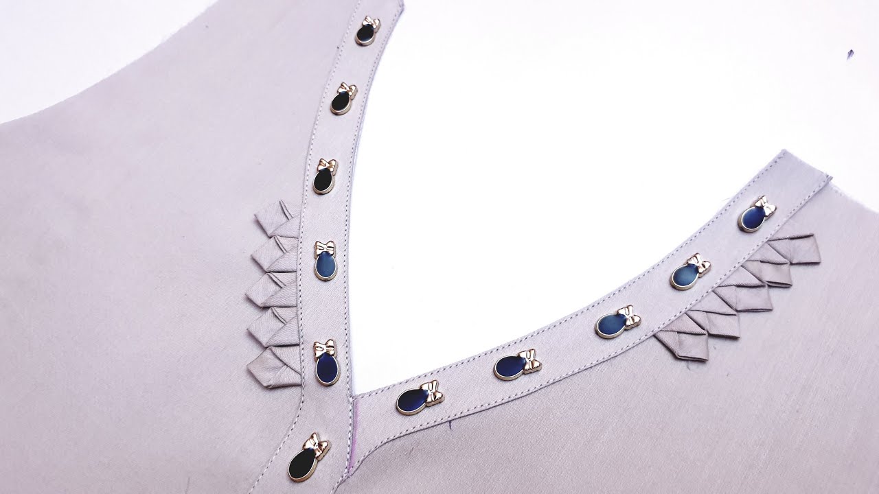Unique and Beautiful Neck Design Cutting and Stitching #neckdesign