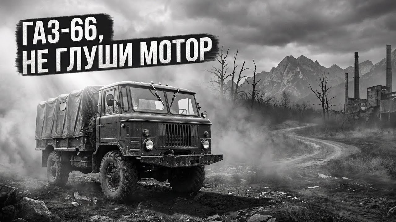 ГАЗ 66, НЕ ГЛУШИ МОТОР #ссср #газ66 #вездеход #техника #грузовик #песниссср #шишига #музыкассср 