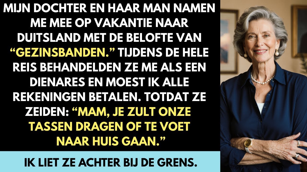 Zij zeiden:'Of u draagt al onze tassen, of u loopt alleen naar huis' Ik liet hen achter bij de grens