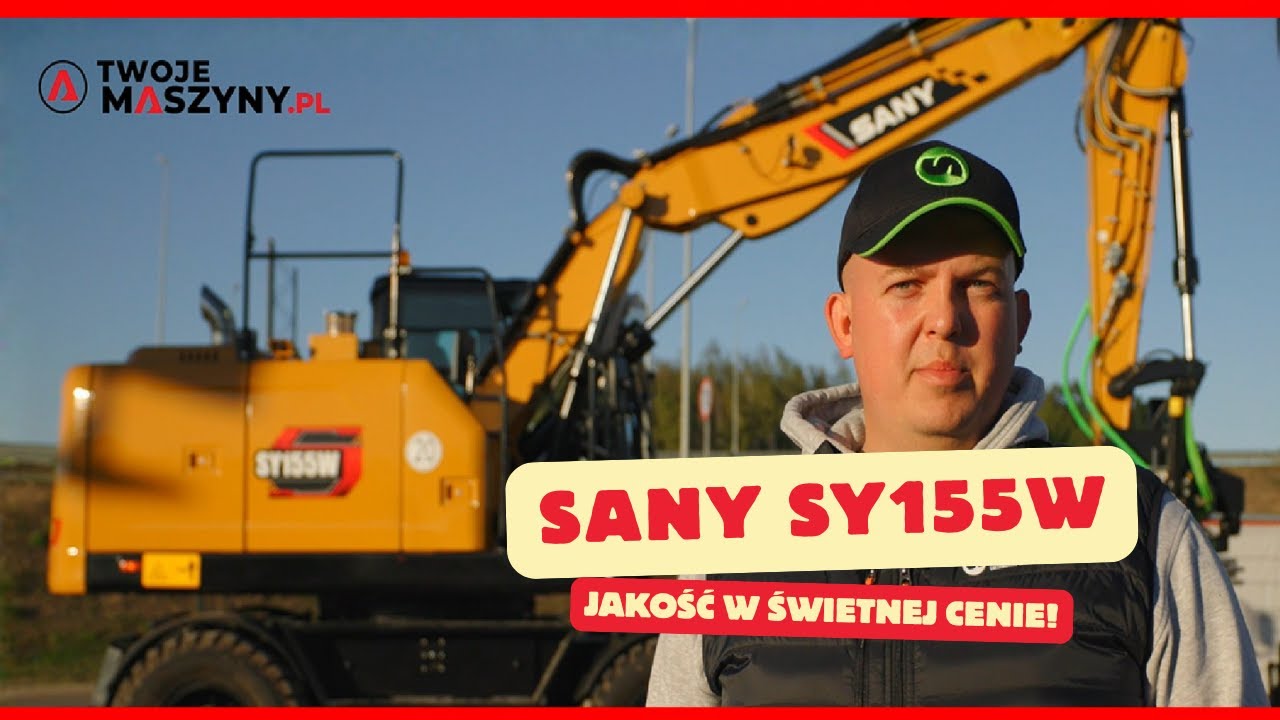 Koparka kołowa SANY SY155W &ndash; jakość w świetnej cenie!
