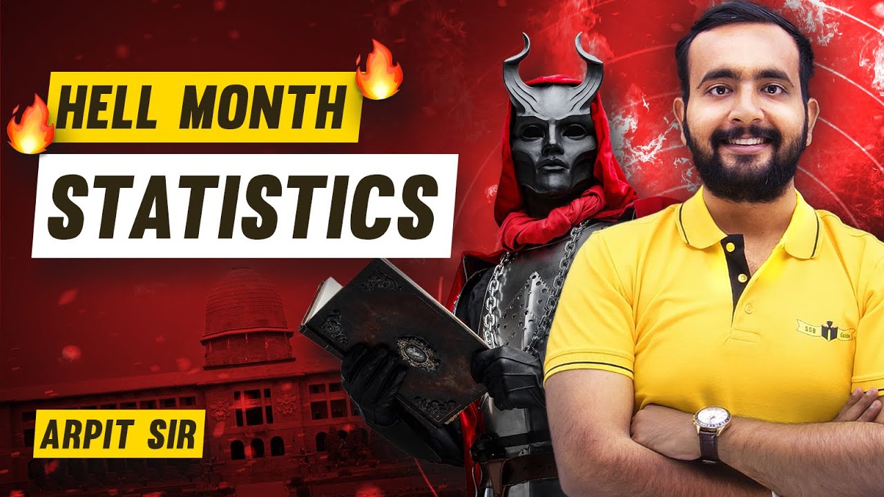 Hell Month - Statistics (One Shot Full Concept + Practice Questions + PYQ's) ( 25 Marks Confirm)