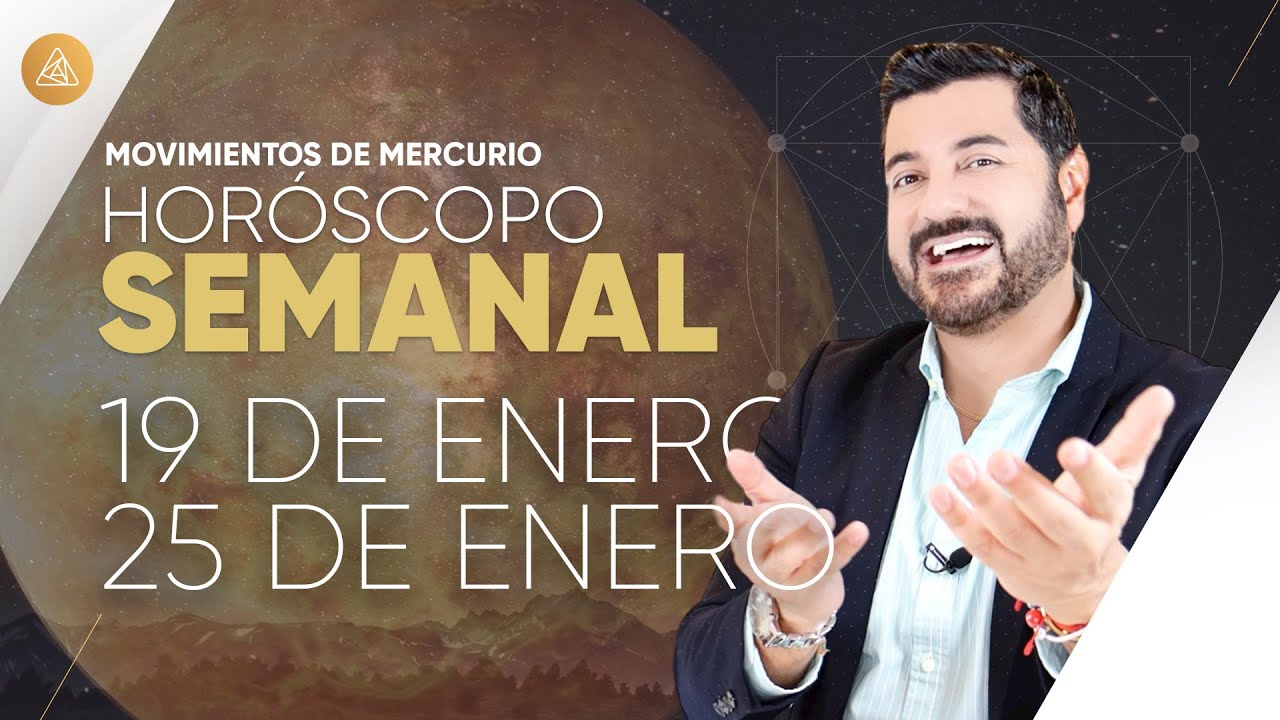 HORÓSCOPO del 19 al 25 de enero con Alfonso León