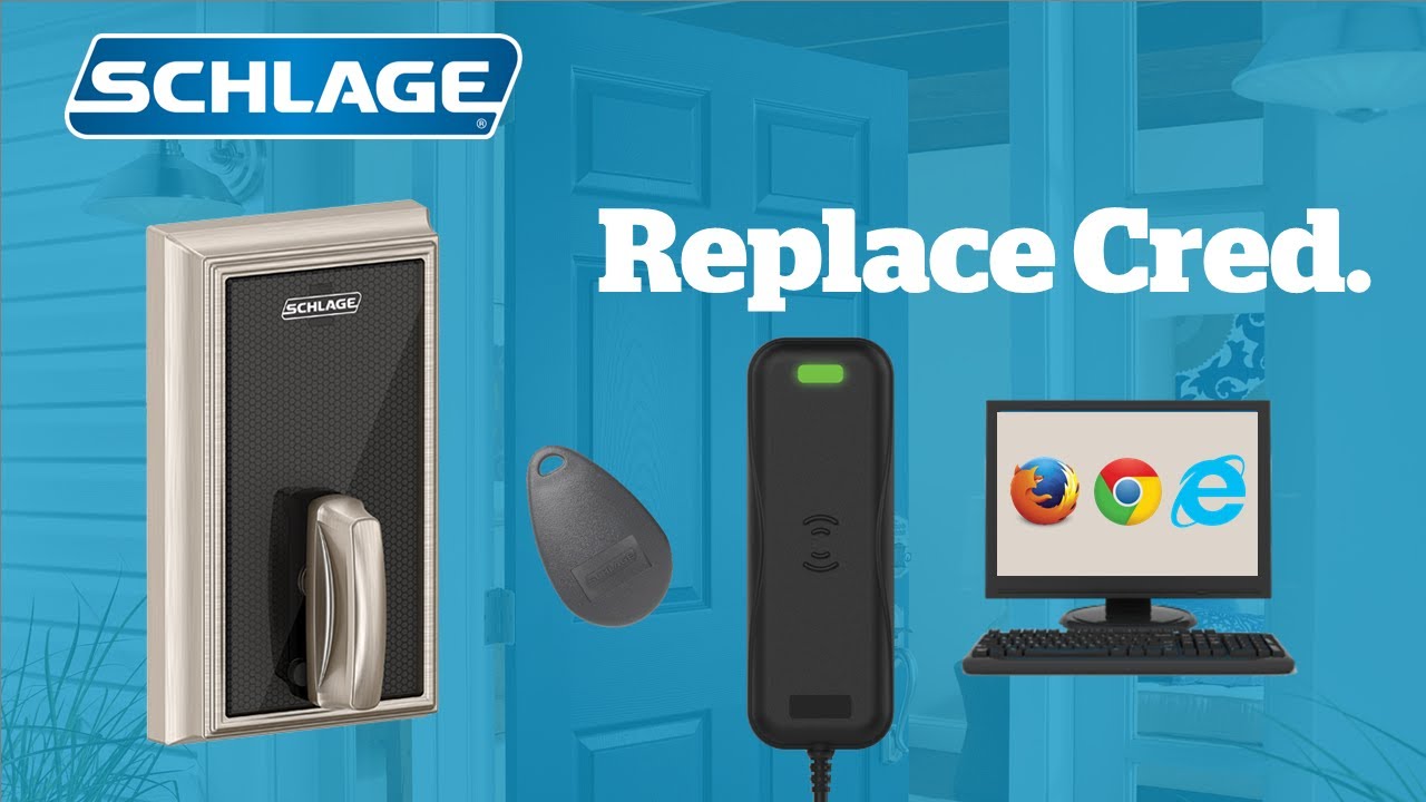 How to Replace a Credential on the Schlage Control Lock with the ENGAGE web app and MT20W Reader