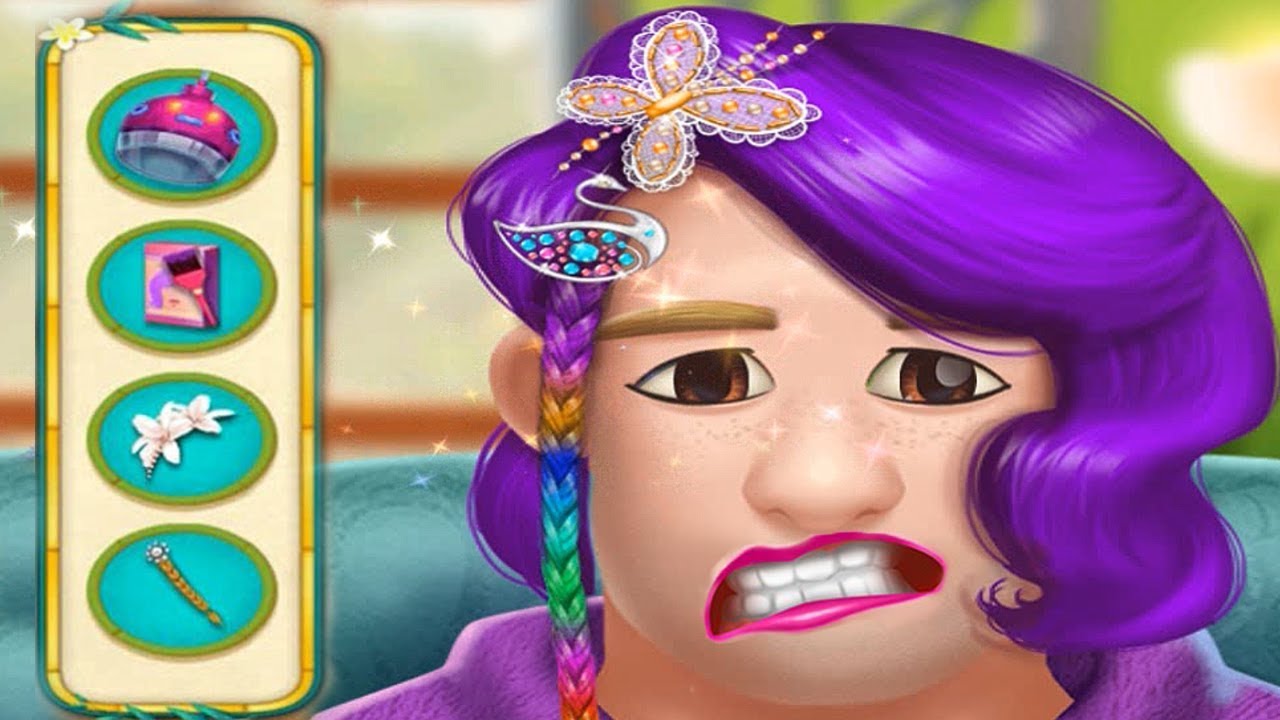 Fun Baby Girl Care Game Spa Day with Daddy - Makeover Adventure for Girls