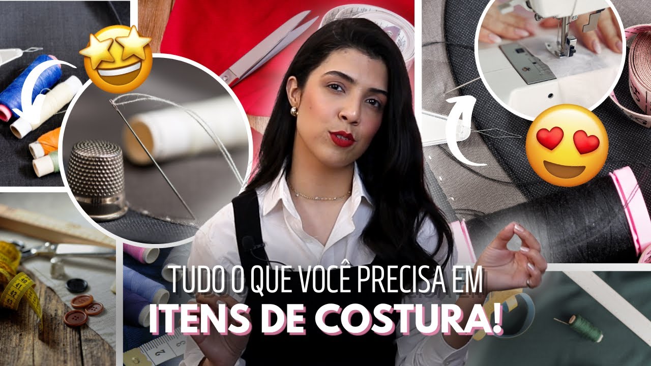 O que COMPRAR para aprender a COSTURAR? - Lista de MATERIAIS para INICIANTES - O que PRECISO ter?