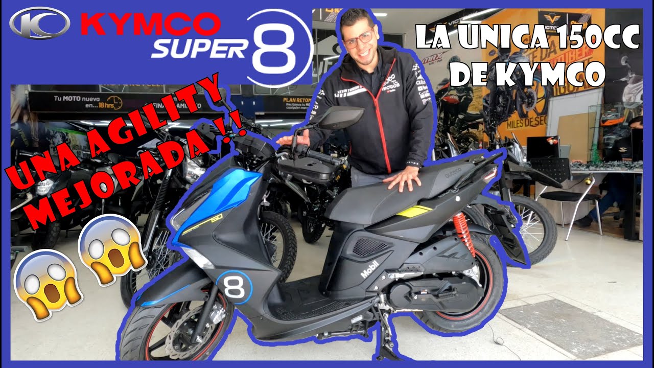 KYMCO Super 8 - 2023 || Ficha Técnica || Precio || Review Completo
