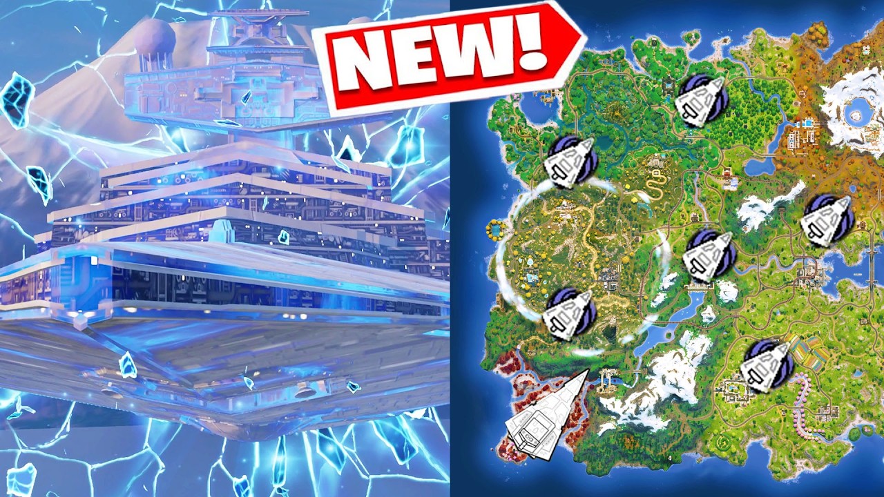 New Star Destroyer Bombardment Gameplay in Fortnite Star Wars Update