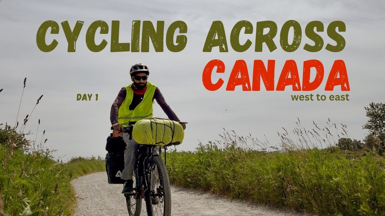 Cycling Across Canada | Episode 1| Surrey to Saanichton | Vancouver Island