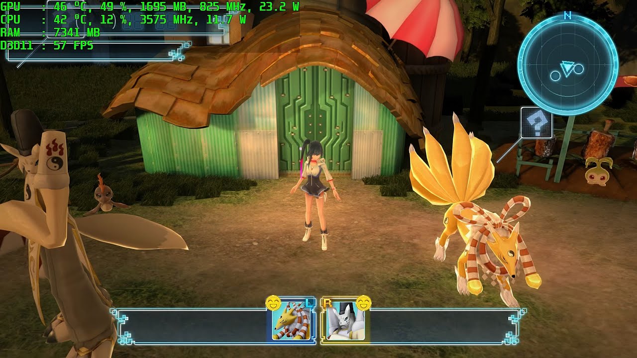 RTX 3050 6GB + Ryzen 5 5500 + Digimon World: Next Order + Gameplay + HDD + Low Power Test*