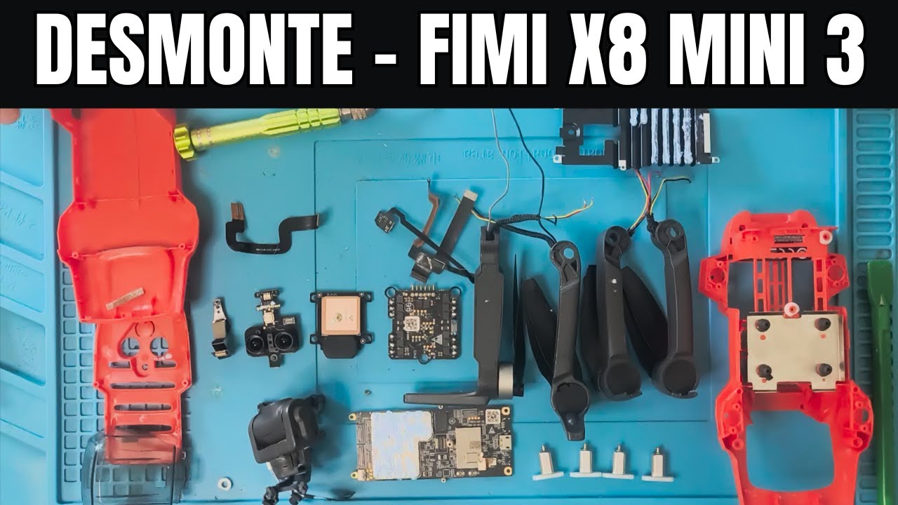 Разборка FIMI Mini 3 — Подробный демонтаж