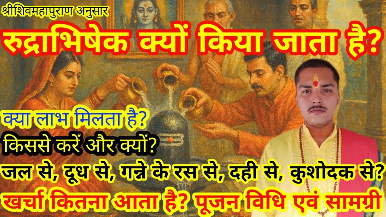 Rudrabhishek Kaise Hota Hai & Fayde | Rudrabhishek Pujan Vidhi | Parthiv Shivling Pujan Vidhi| #shiv