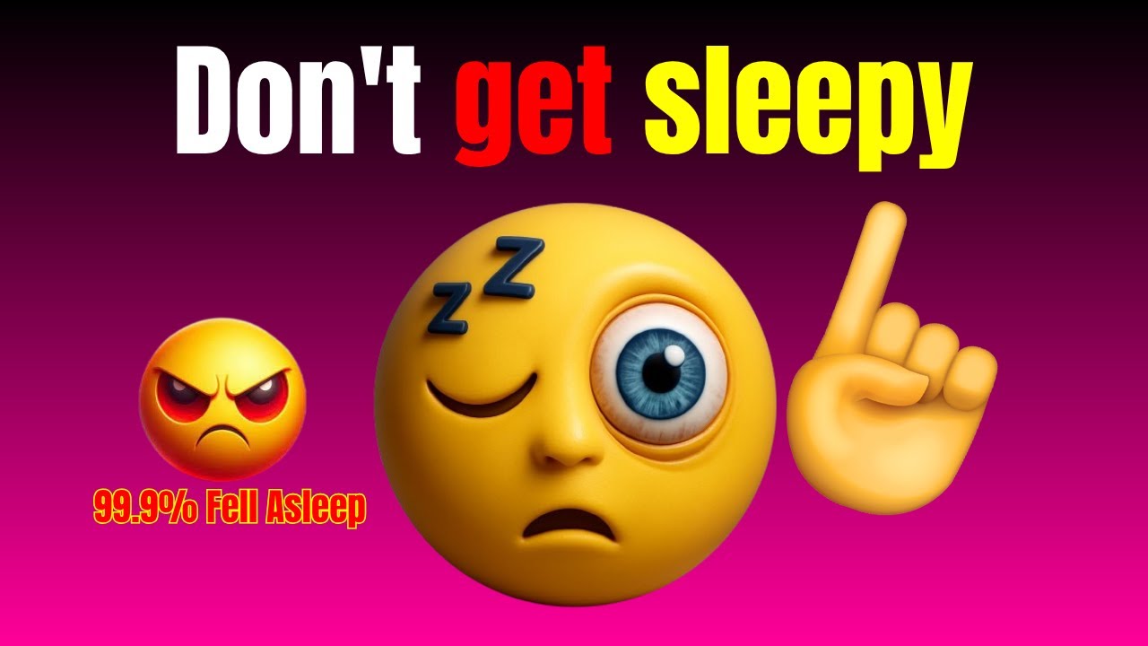 Don&rsquo;t Get Sleepy While Watching This Video&hellip; (99% FAIL) 😵&zwj;💤
