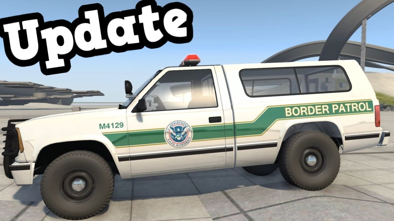 BeamNG Drive Update 0.7 - D15  Border Patrol Suspension Test