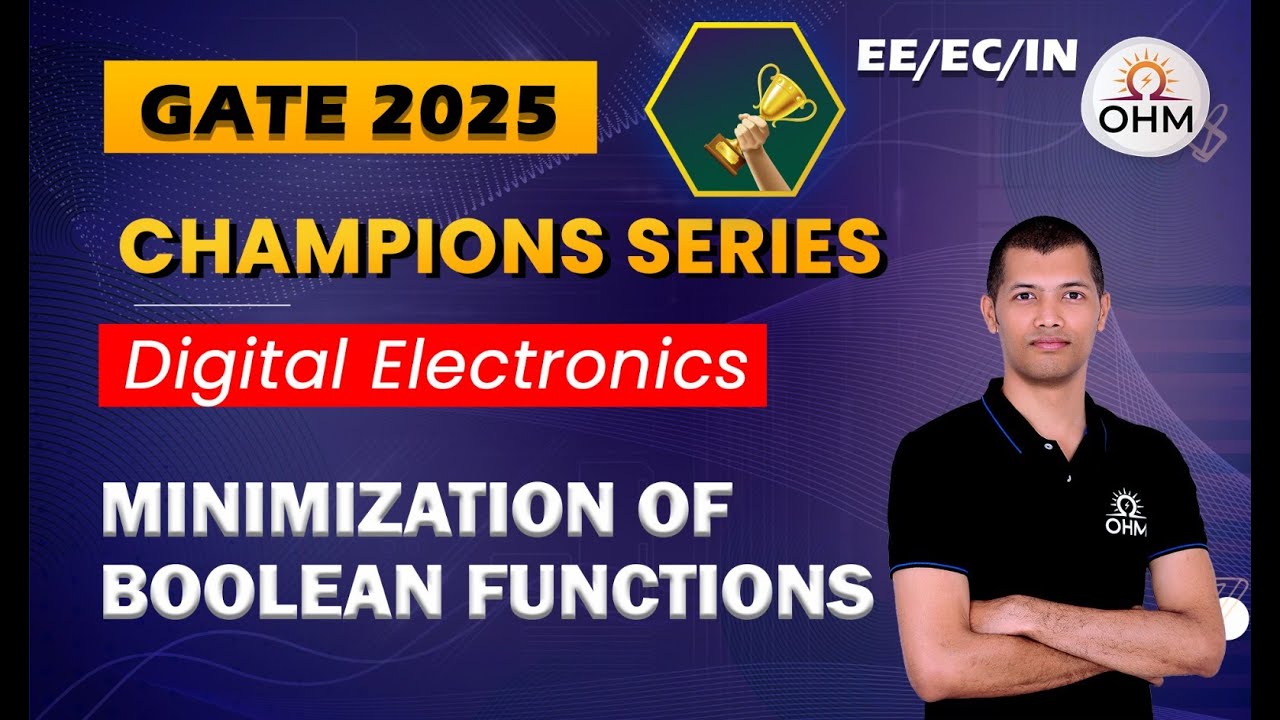 DIGITAL ELECTRONICS | Minimization of Boolean Functions | K Maps | Concepts & Questions #gate2025