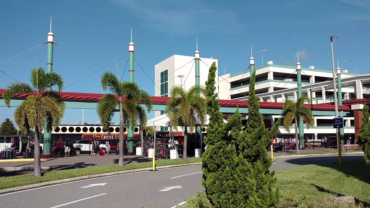 MUST SEE!!! GETTING TO the Disney Cruise Terminal Port Canaveral, FL