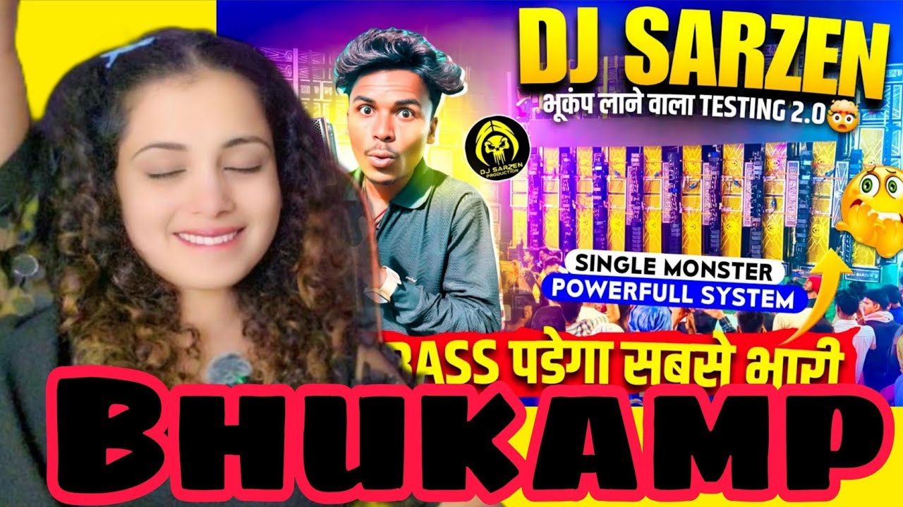 Dj Sarzen भूकम वाला Sound Testing किया 4 बजे रात को Dailog के साथ Sound Testing 🔥REACTION 
