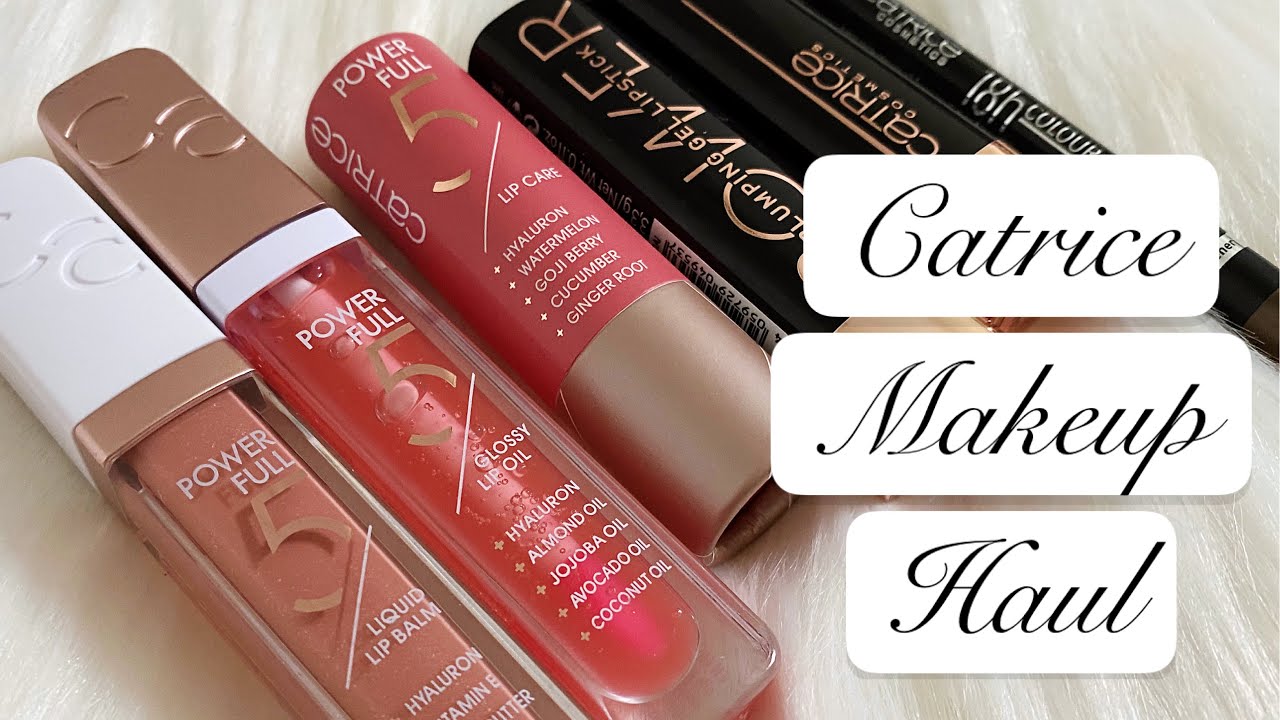 CATRICE COSMETICS Makeup Haul | Lip Glosses, Lipsticks, Eye Pencil | Swatches
