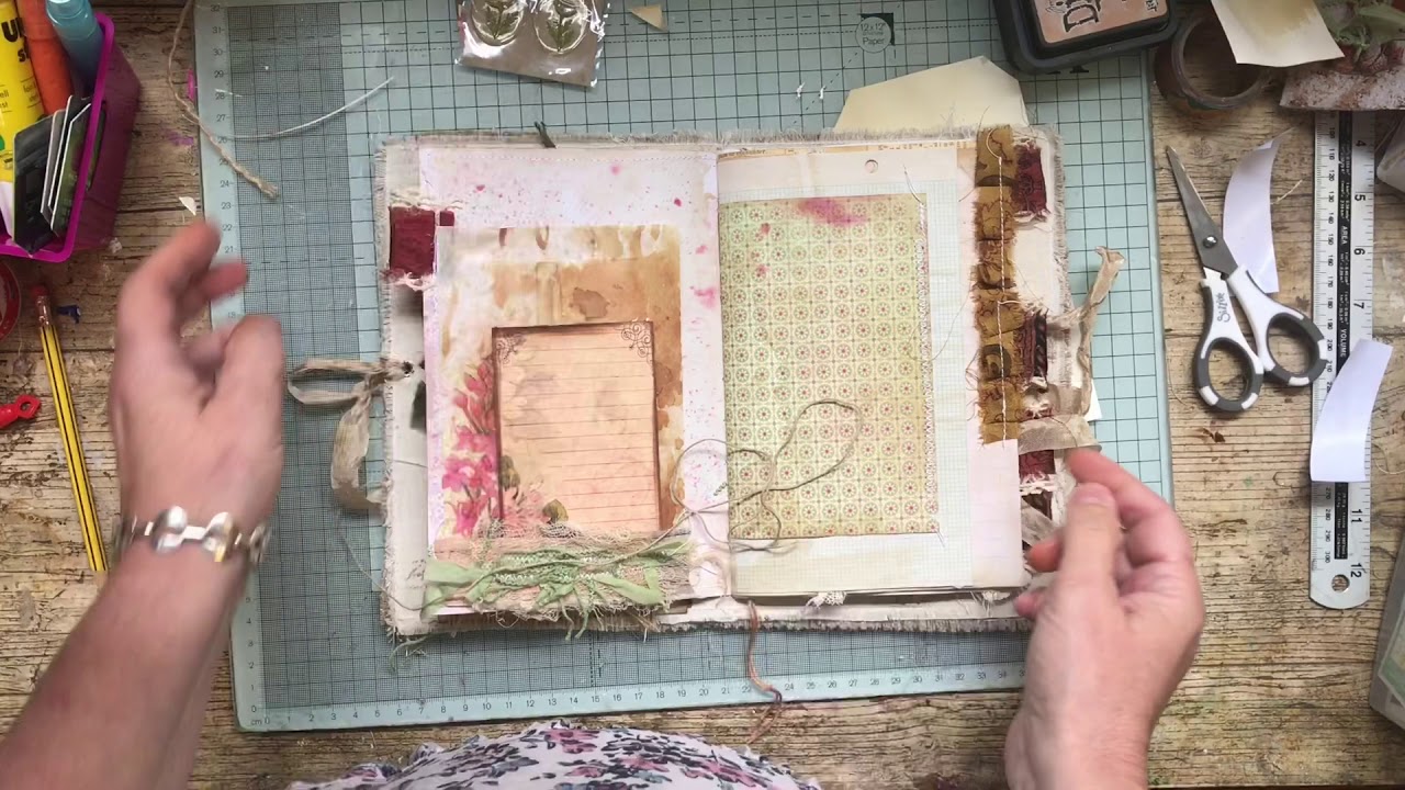Filling & decorating a blank junk journal #2