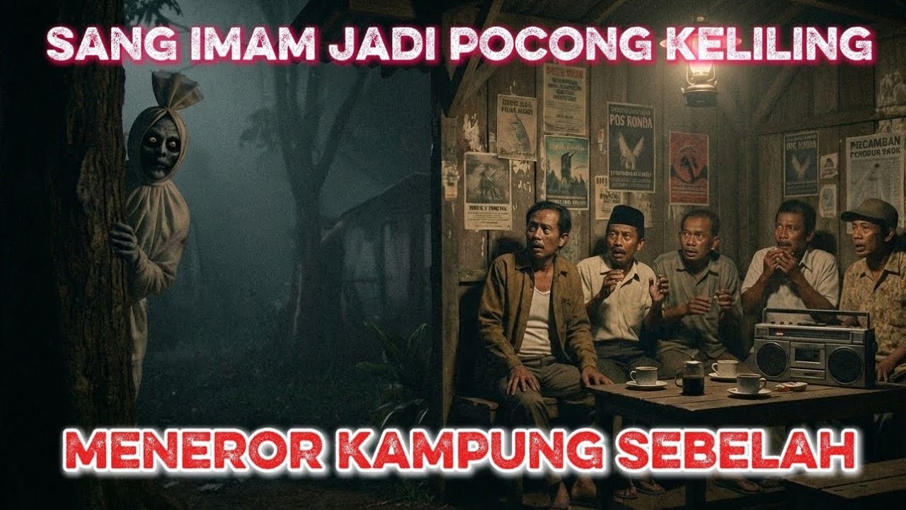🛑SANG IMAM MASJID JADI POCONG KELILING, ❗❗AWAL YANG TENANG BERUBAH JADI MENCEKAM❗❗❗