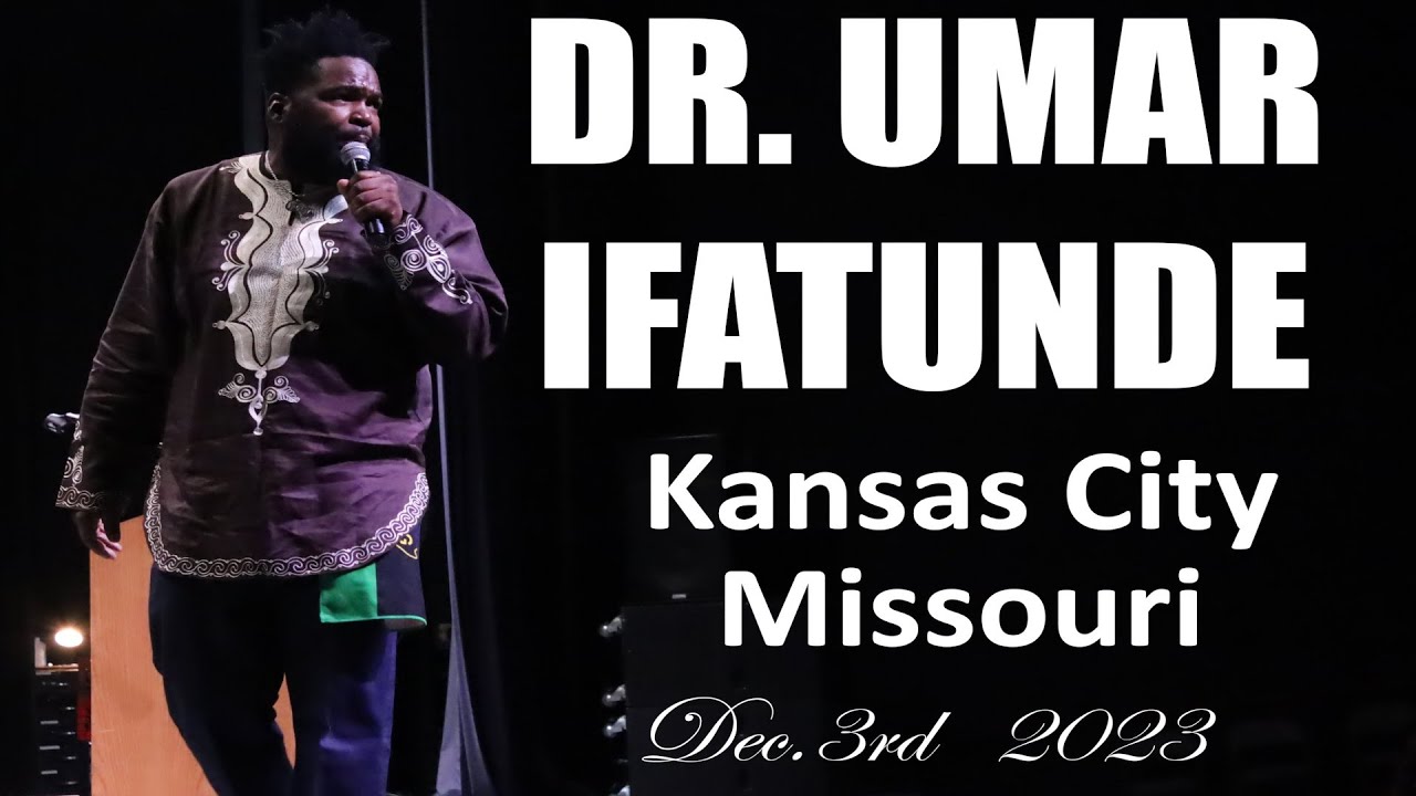 DR. UMAR IFATUNDE - SPEAKING ENGAGEMENT KCMO, RENT GOING UP IN KC, COMMUNITY RESPONSIBILITY + BOOKS
