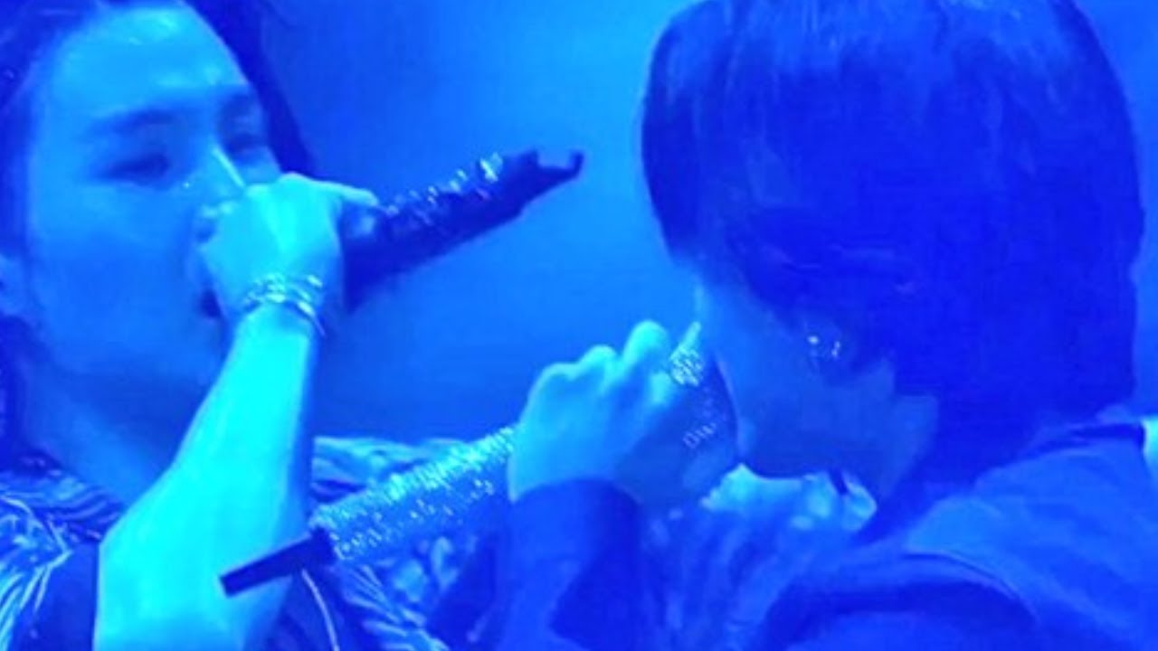 When Yoonmin hug and perform Tony Montana