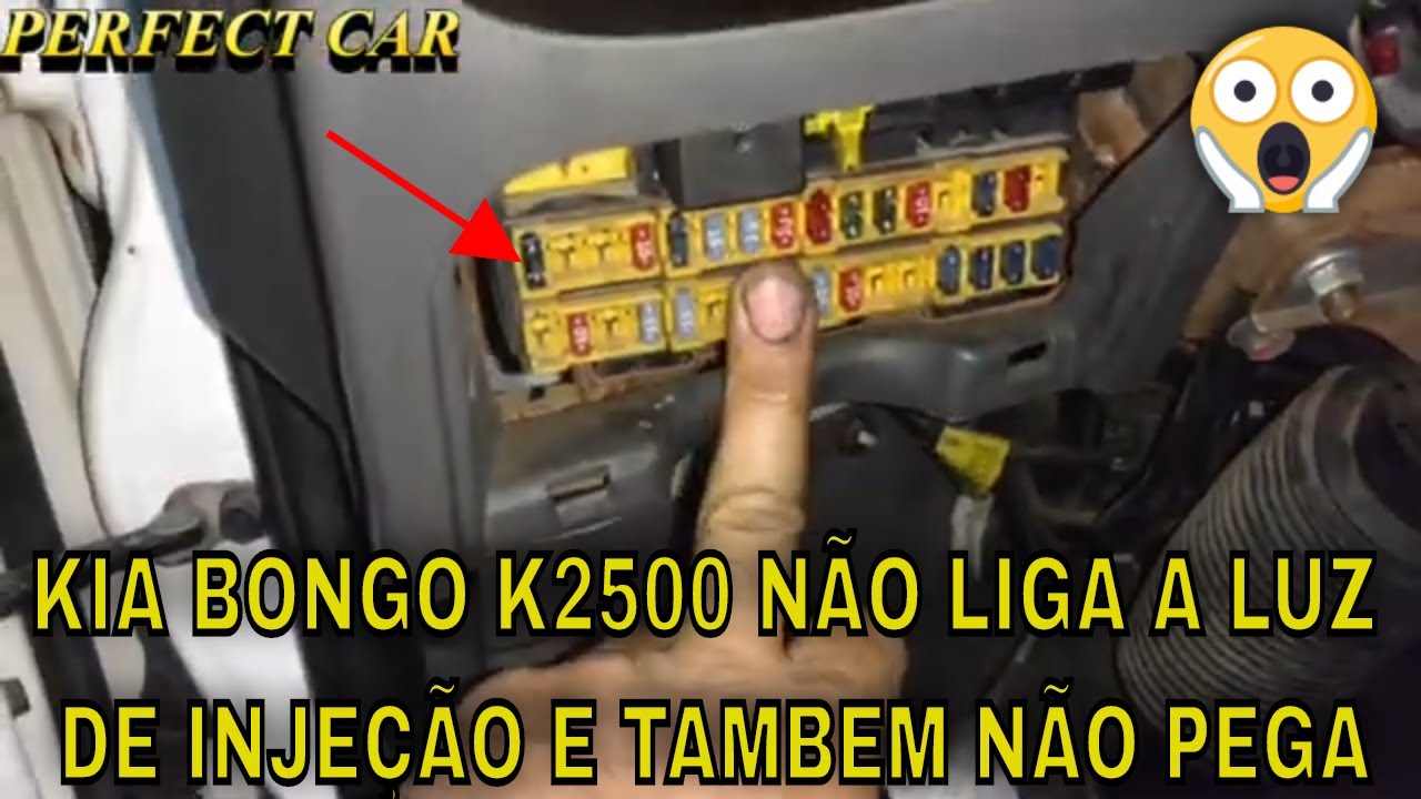KIA BONGO k2500 CDI NÃO LIGA, DA PARTIDA MAS NÃO PEGA E NÃO ACENDE A LUZ DE INJEÇÃO ELETRONICA 😱😱
