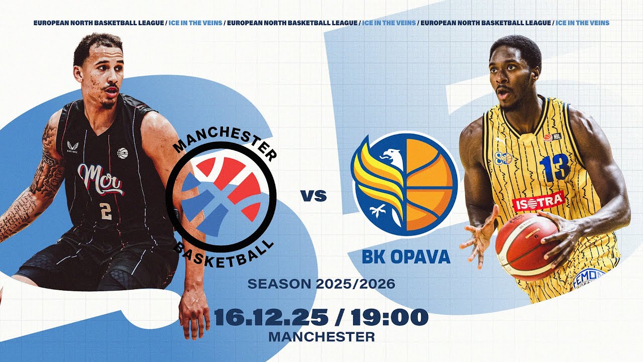 Manchester Basketball v BK Opava |  Dec 16, 2025, 7:00 PM | ENBLeague 2025/26