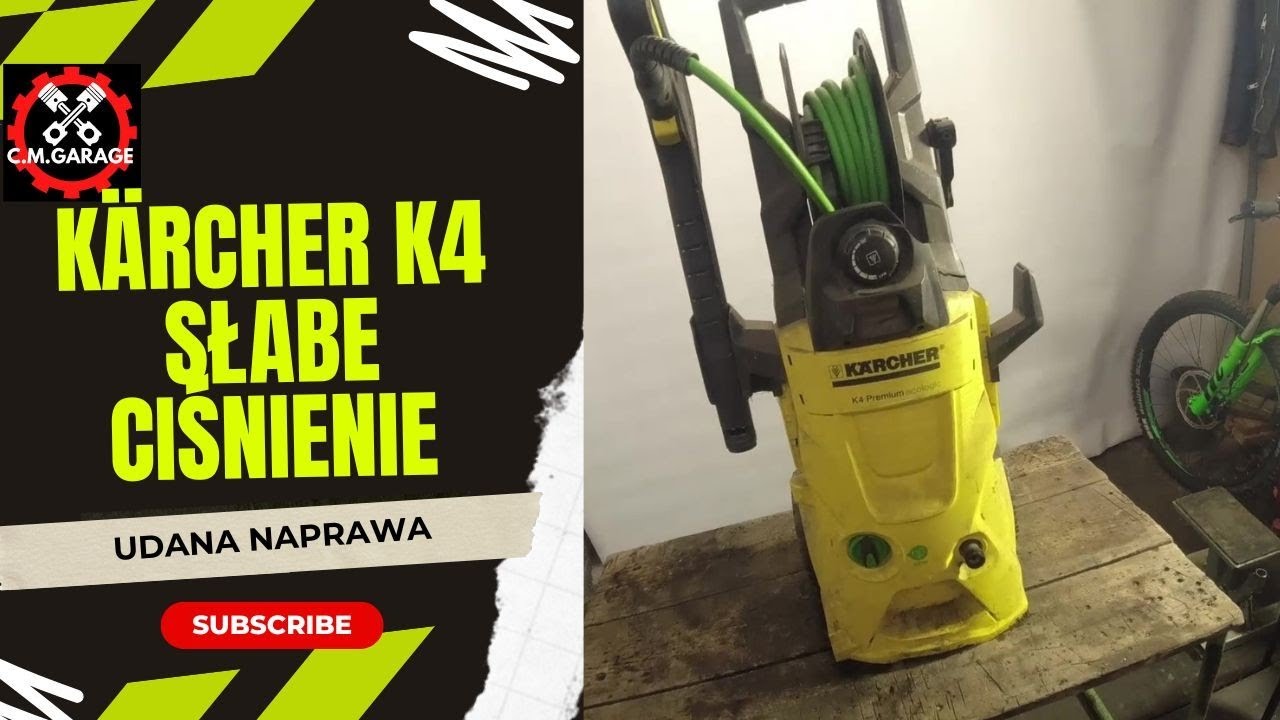 Naprawa Myjki Ciśnieniowej Karcher K3 K4 K5 Awaria Słabe Ciśnienie