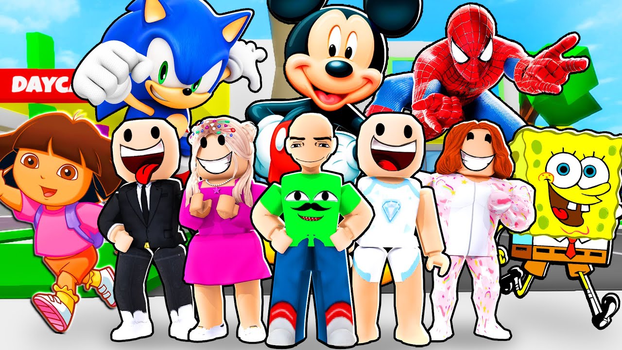 DAYCARE FUNNY CRAZY KIDS MOMENTS ADVENTURE | Roblox | Brookhaven 🏡RP