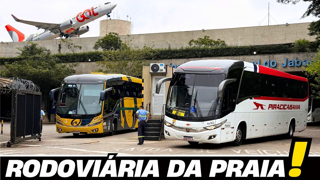 GRANDE MOVIMENTO DE ÔNIBUS INDO PARA A PRAIA | RODOVIÁRIA DE SÃO PAULO JABAQUARA