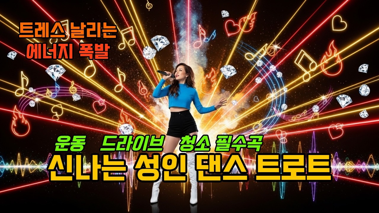 🔥 30/40/50대 완전 미쳤다! 신나는 성인 댄스 트로트 | 운동·드라이브·청소 필수곡 | 스트레스 날리는 에너지 폭발 플레이리스트