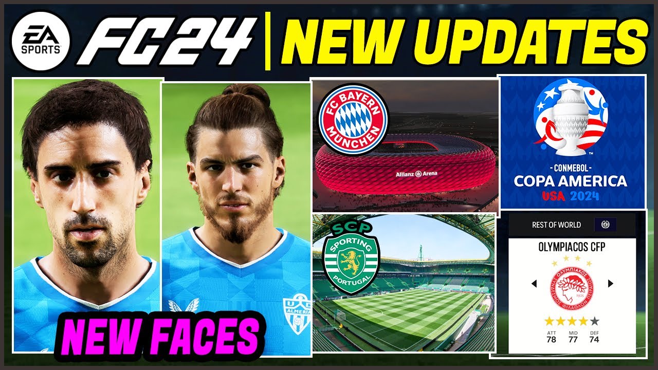 EA FC 24 NEWS | NEW CONFIRMED Updates, Real Faces, Stadiums & LEAKS