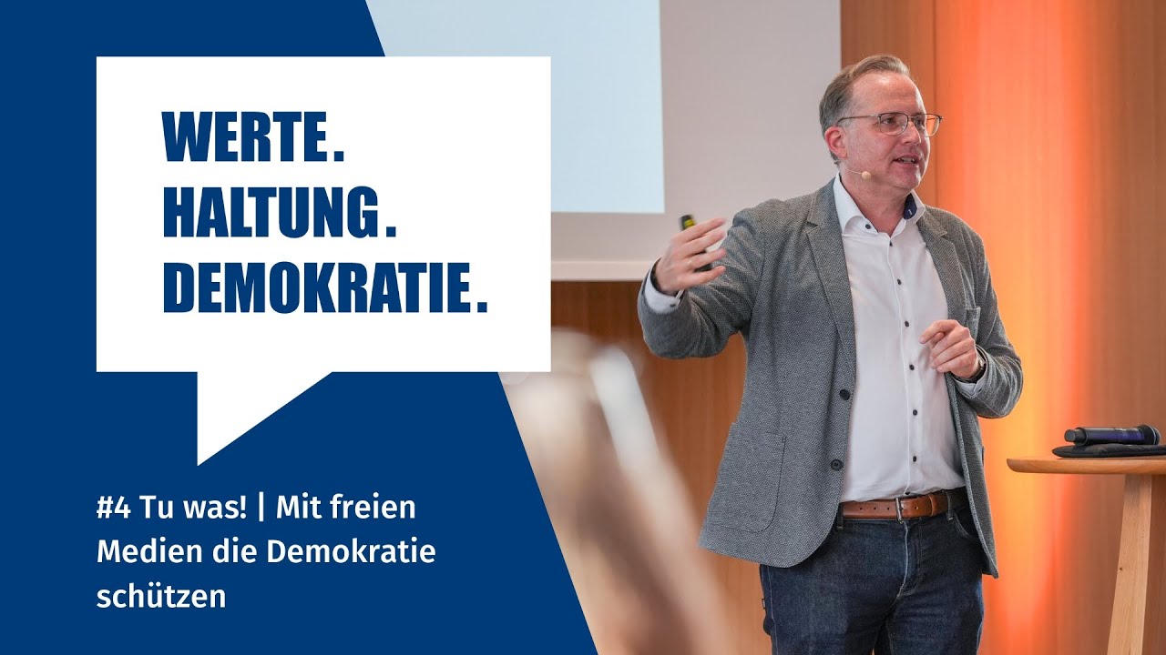 WERTE. HALTUNG. DEMOKRATIE. | #4 TU was! Mit freien Medien die Demokratie schützen.