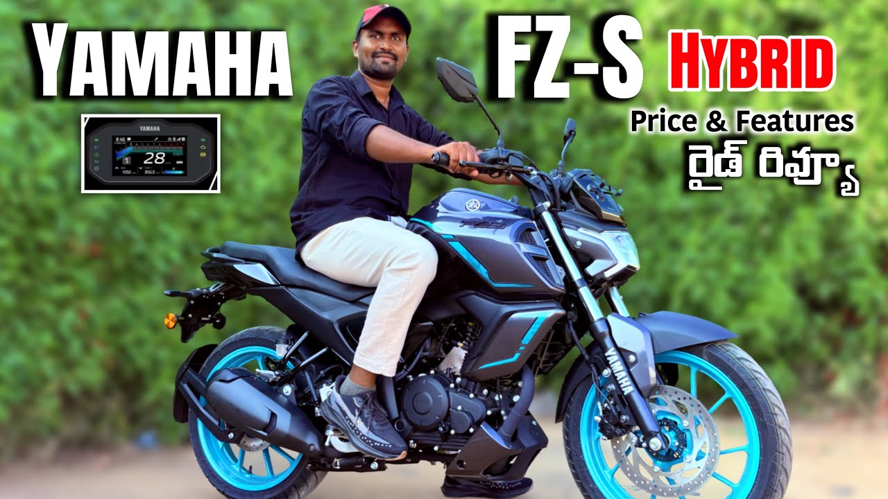 Yamaha FZ-S Hybrid New 2025 Model Telugu Review || New Features & Price Specs Ride Review Telugu